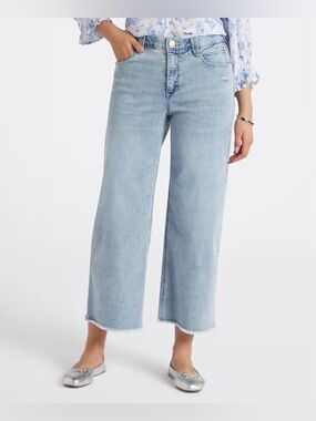 NWT Women’s Democracy Sky Rise Wide Leg Light Blue Jeans Size 6